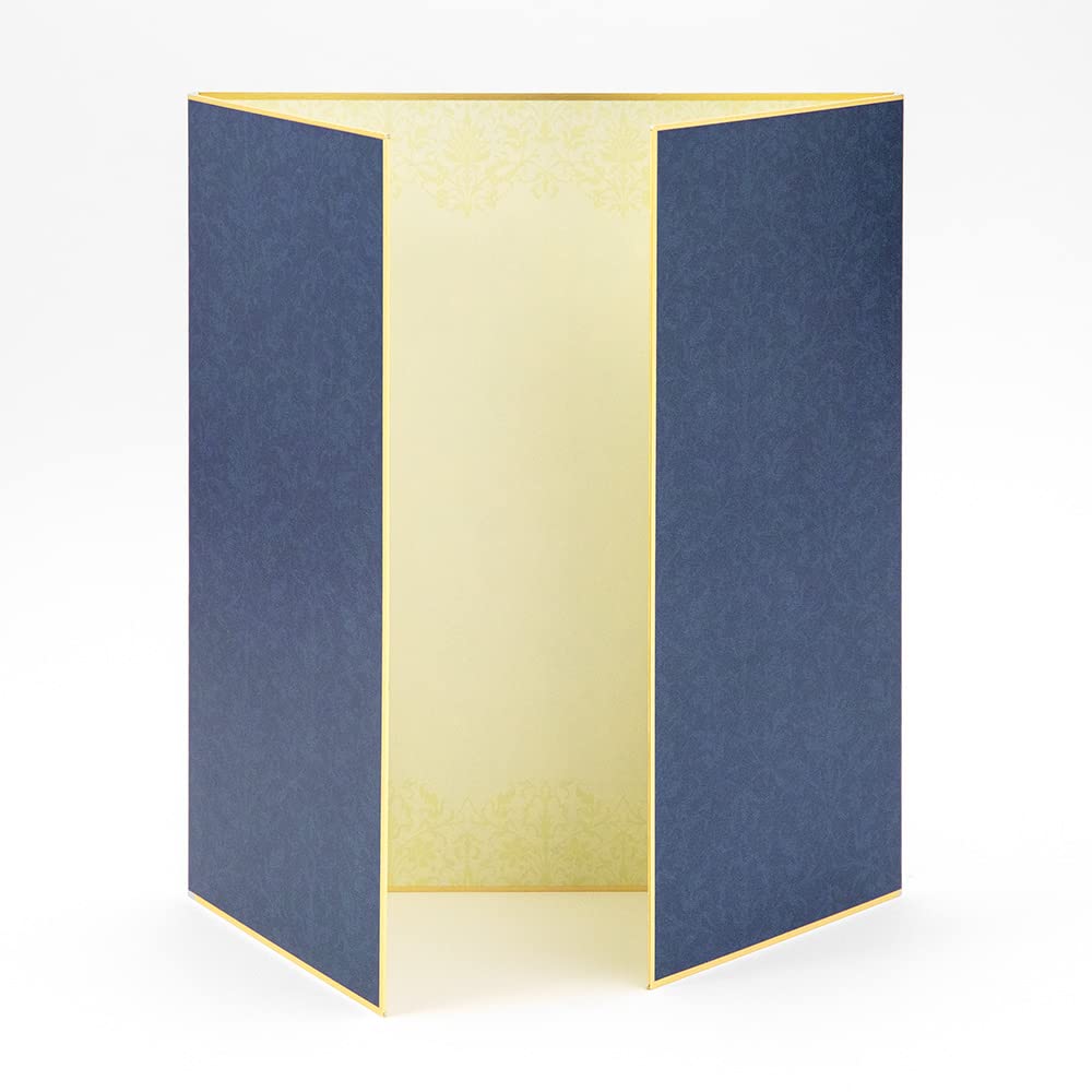 Midori Colored Shikishi Paper with Navy Blue 33266006 (decorative Board) Stickers, Boxed, A,