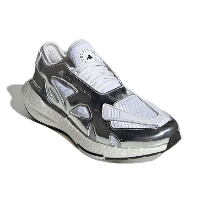 Adidas By Stella McCartney Ultraboost 22 Women's Running Shoes Silver Metallic/Cloud White/Core Black GW8129
