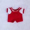 10cm 20cm Doll Clothes Outfit T-shirt Overalls Suspender Trousers Doll Accessories Changing Dressing Game Fans Gift Toy In Stock