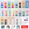KindFuny Set Transparent Sticky Note Self-Adhesive BookMarker Annotation Reading Book Clear Tab Kawaii Cute Stationery