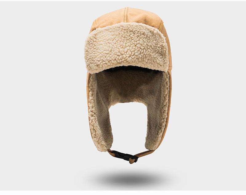 Lei Feng Winter Hat: Unisex Korean-Style Aviator with Ear Protection and Northeast Warmth.