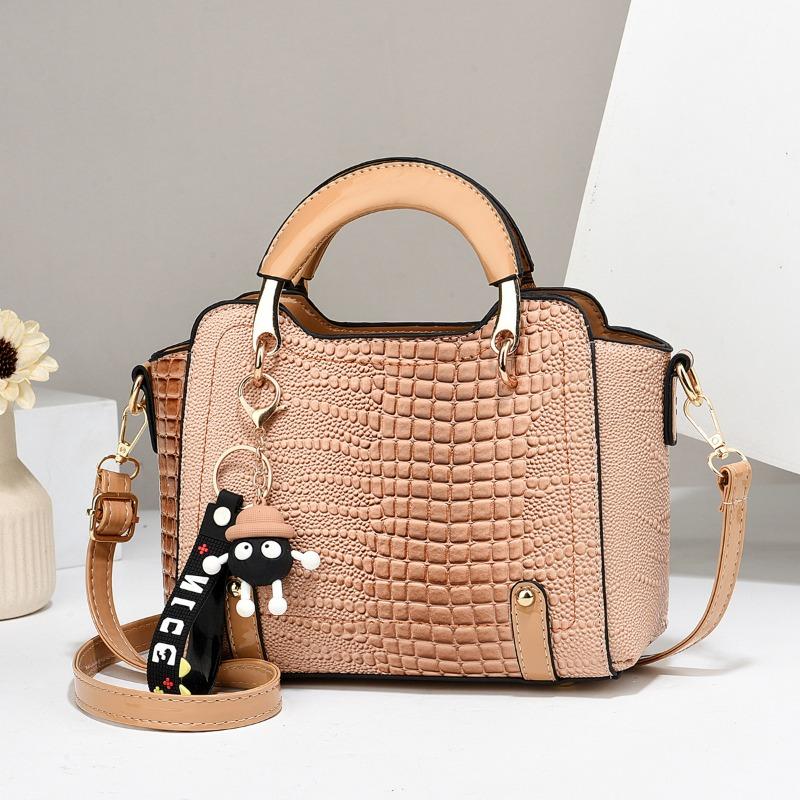 Elegant Handbag Versatile Zippered Ladies Shopping Tote Bags with Adjustable Strap Women Bags Solid Color Ladies Crossbody Bags
