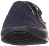 Lasting Bull Men's Wide Denim Slip-Ons, Navy, Size 26.5cm, 3E, LB024