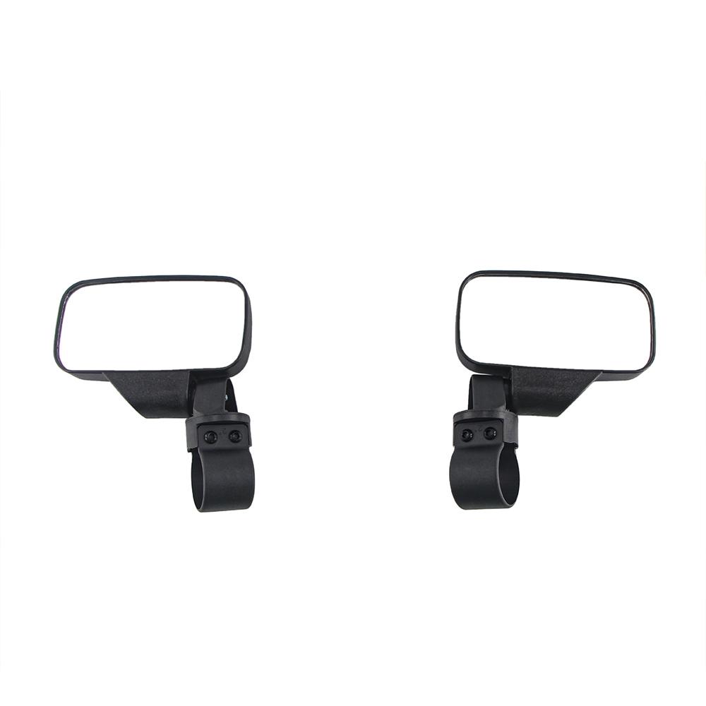 For Polaris 800 900 1000 Ranger RZR For Yamaha 1.75/2" Roll Bar Clamp Adjustable Mirrors Motorcycle UTV MTV Rear View Mirrors