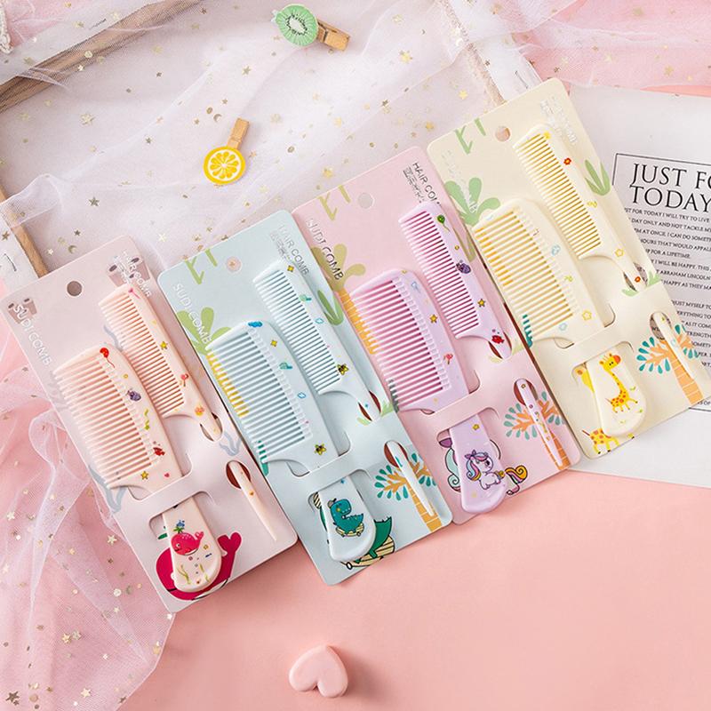 2 Teile/satz Nette Kinder Friseur Kamm Anti-Statische Spitze Schwanz Kamm Für Mädchen