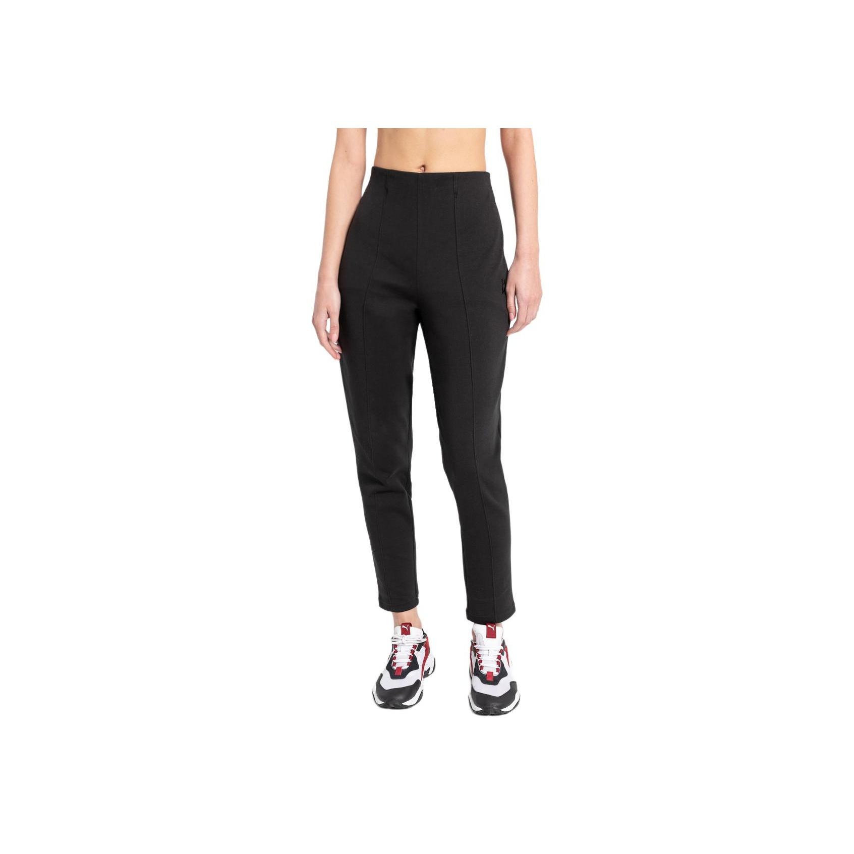 

PUMA Fashionable Breathable Versatile Mid-Rise Casual Pants Women bottoms Black 531927-01 S
