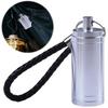 Portable Cigarette Ashtray Fireproof Butt Disposal Box with Lanyard Aluminum Alloy Travel Ashtray for Outdoor Travel