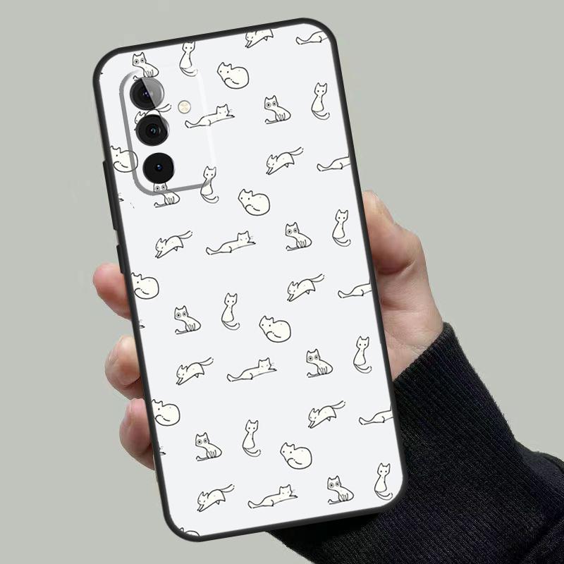 

Minimalist Cats Case For Samsung Galaxy A56 A36 A16 A33 A13 A23 A52 A32 A12 A54 A34 A14 A53 A15 A35 A55 A17 Samsung A53 5G