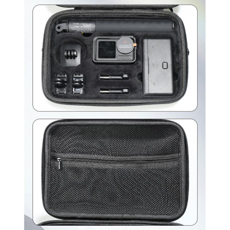 Shoulder Bag Case for Action 5pro/4/3 Camera Accessories Waterproof PU Case Large Space Storage