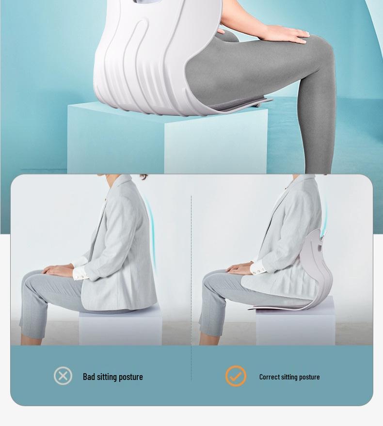 Ergonomic Lumbar Support Cushion for Posture Correction and Comfort In Long-Term Sitting