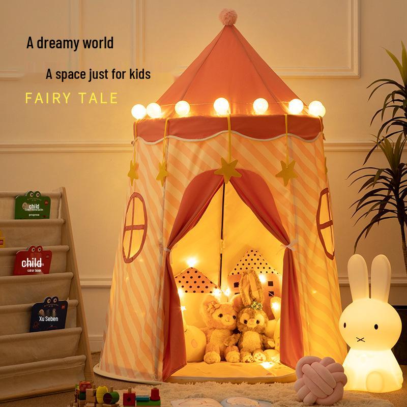

Harry Bear Princess Play Tent for Girls - Indoor Yurt House for Children and Teens