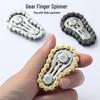TikTok Style Gear Chain Finger Spinner - Metal Gyro Decompression Toy
