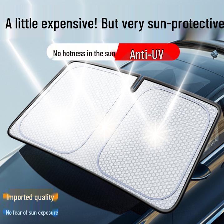 Car Windshield Sunshade Umbrella - Heat and Sun Blocker Visor Cover