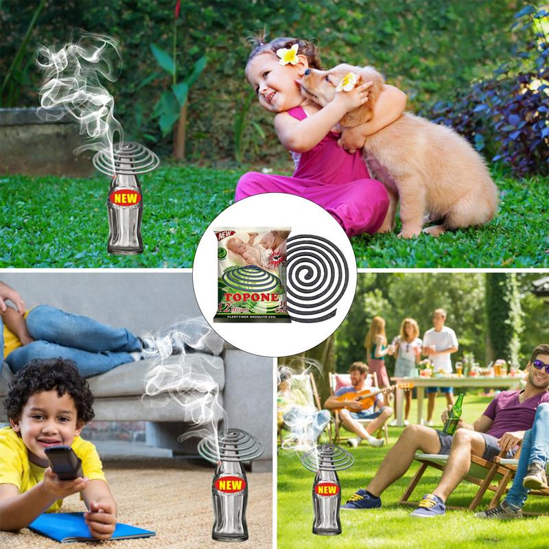 Mosquitoes Coil Incense 10pcs Cockroaches Flies Repel Mosquito Coil 12 Hours Protection Paper Mosquito Coil For Aromatherapy