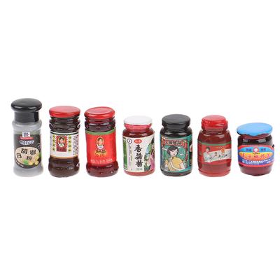5Pcs Dollhouse Miniature Condiment Model Mini Kitchen Decoration Accessories