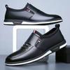 Leather shoes men's business casual shoes fashion Doudou shoes lazy casual business shoes