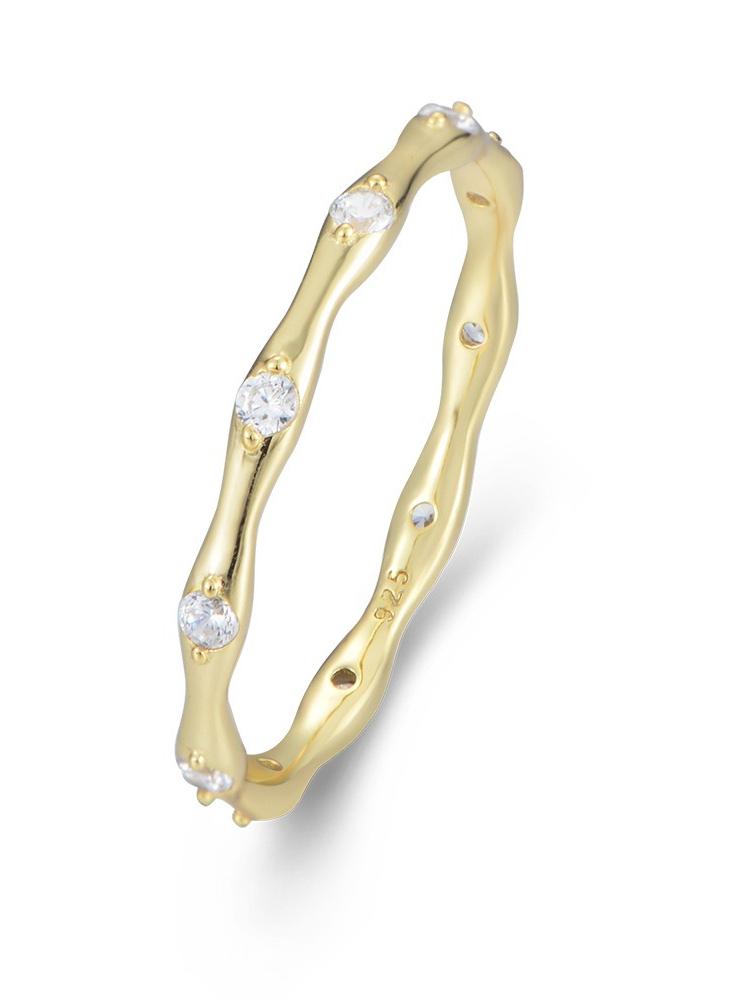 925 Silver Fashion Twisted V Shaped Zircon Ring For Women Engagement Wedding Luxury High Quality Fine Jewelry