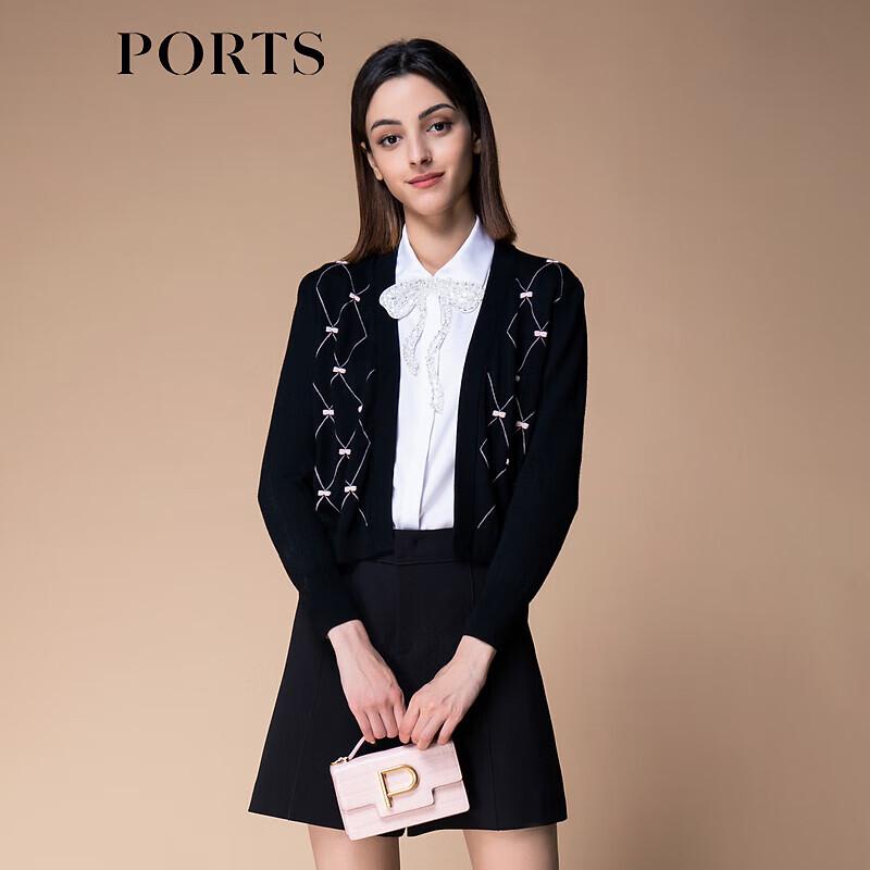 Ports Women's Striped Knit Cardigan SM9K004JKW022