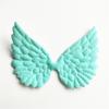 10PCS Glitter Fabric Cute Angel Wings Artificial Leather Appliques DIY Hair Accessories Decor Craft Gift for Anniversary