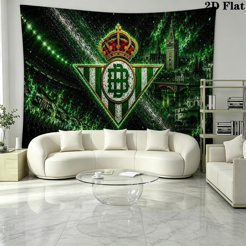 Real Betis stone Wall Tapestry Aesthetic Wall Hanging Printed Fabric Blanket Decorative Tapestries for Bedroom Living Room Home Decor
