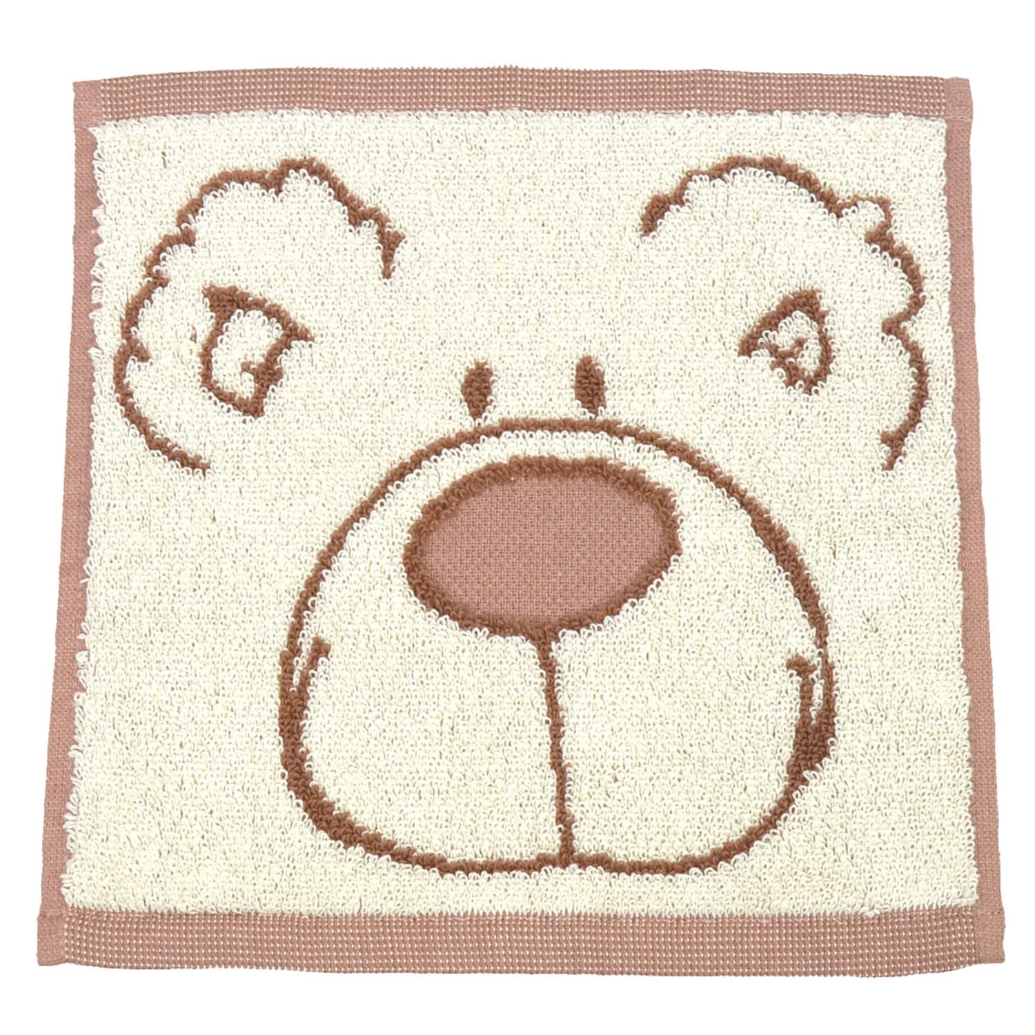 NICI Полотенце для рук 25x25см Медвежонок Love Белый белый