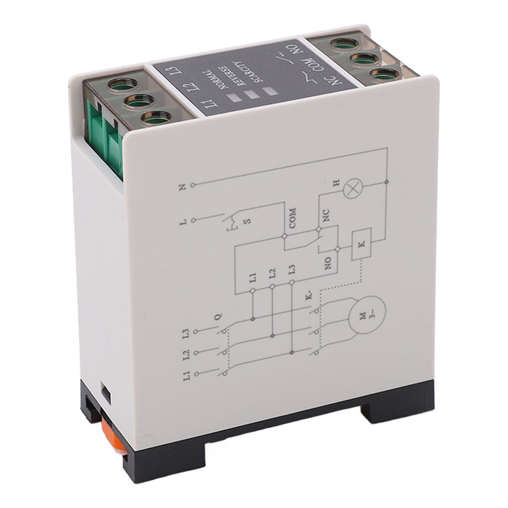 AC Relay PC Flame Retardant Rail Installation Phase Sequence Phase Loss Relay 220‑440VAC