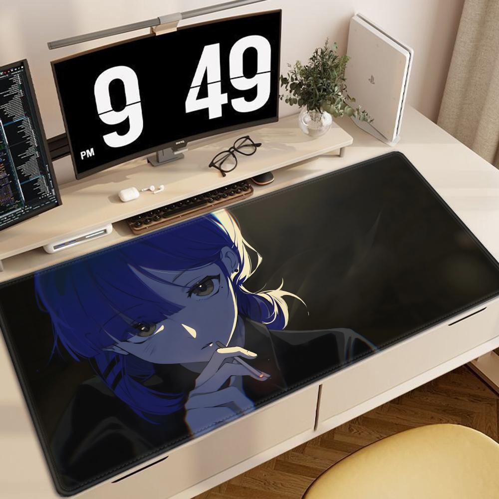Bocchi The Rock Large Gaming Mousepad Game Rubber Computer Mouse Mat Anime HD Print Mouse Pad Gamer Locking Edge Accessories XXL