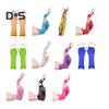 1 Pair Performance Gloves Hollow Out Fishnet Thin High Elasticity Fingerless Thin See-through Cosplay Club Party Festivals Gloves