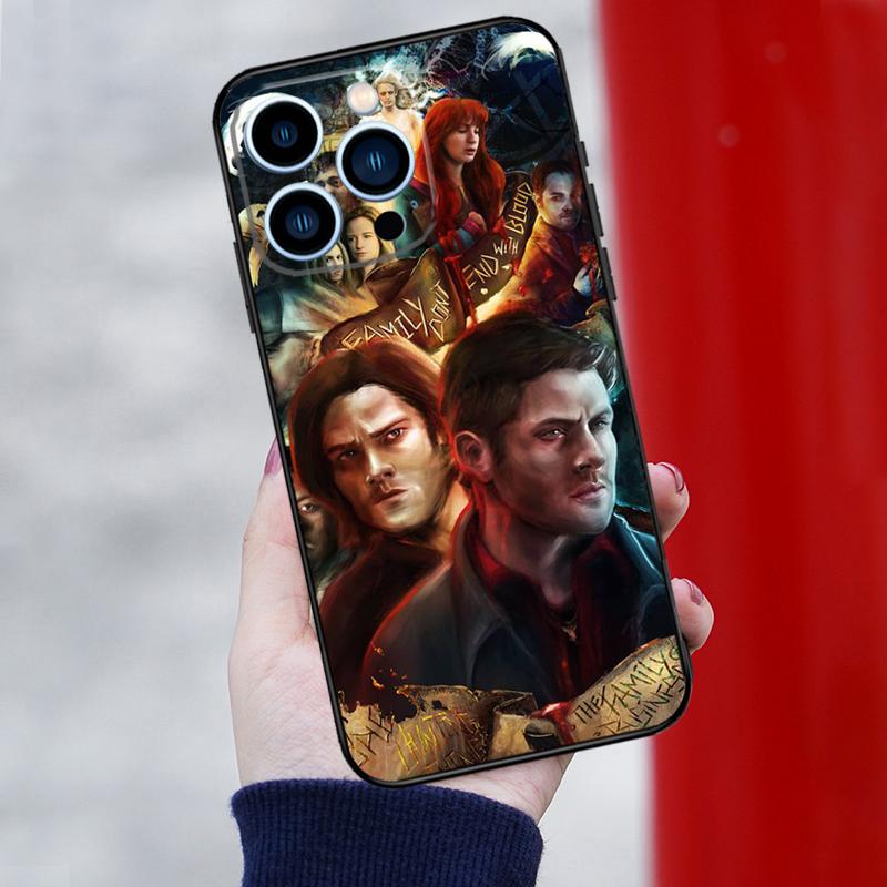 Supernatural TV Show Phone Case For iPhone 16 Pro Max 12 13 Mini 11 14 15 Pro Max XR 15 16 Plus 16e Cover Shell