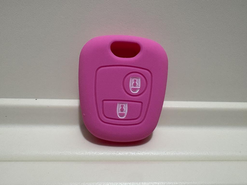 Pusakieyy 1Pc 2 Button Silicone Cover For Citroen C1 C2 C3 C4 XSARA PICASSO For Peugeot 106 107 206 207 307 For Toyota AYGO Key Mhsv0