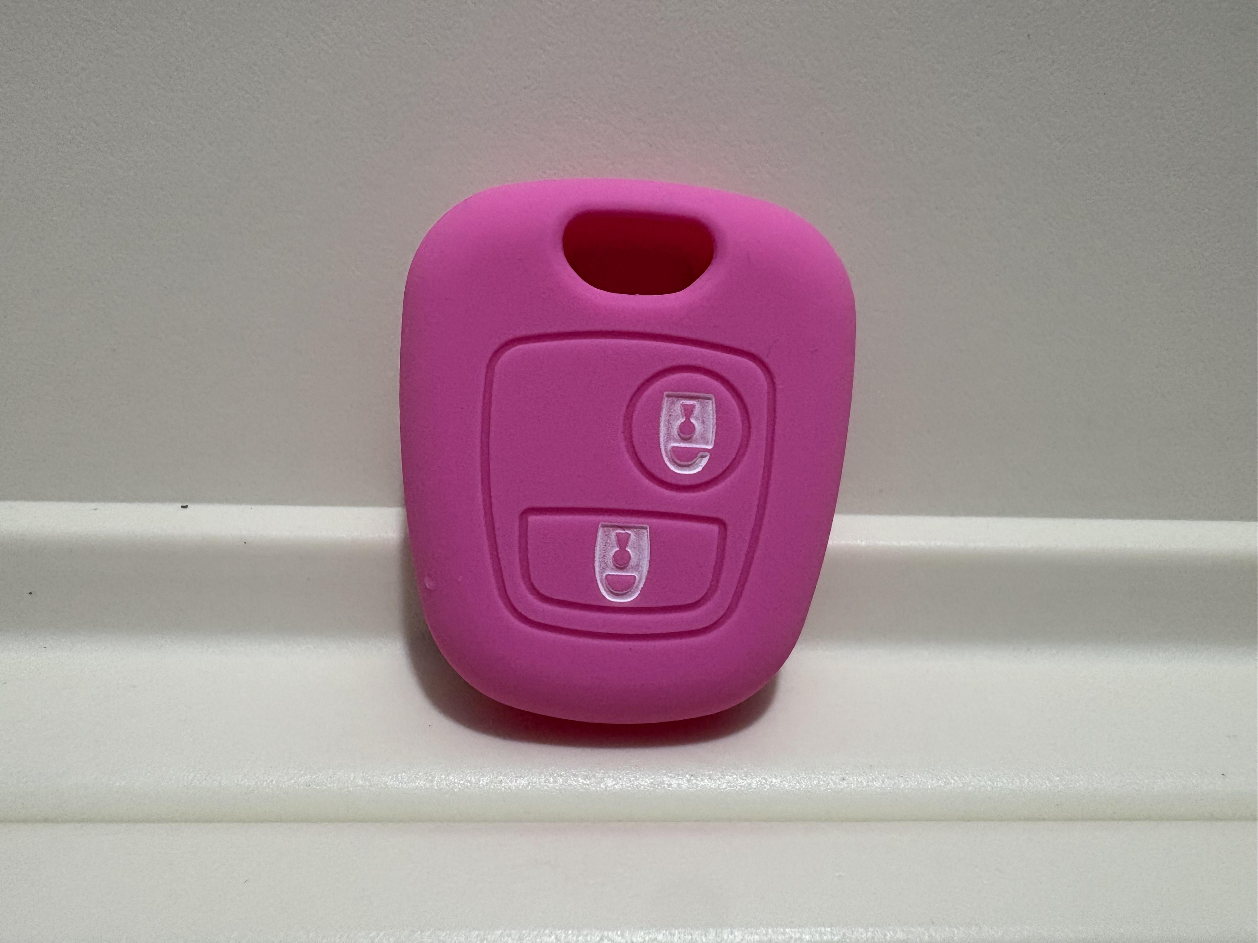 

Pusakieyy 1Pc 2 Button Silicone Cover For Citroen C1 C2 C3 C4 XSARA PICASSO For Peugeot 106 107 206 207 307 For Toyota AYGO Key