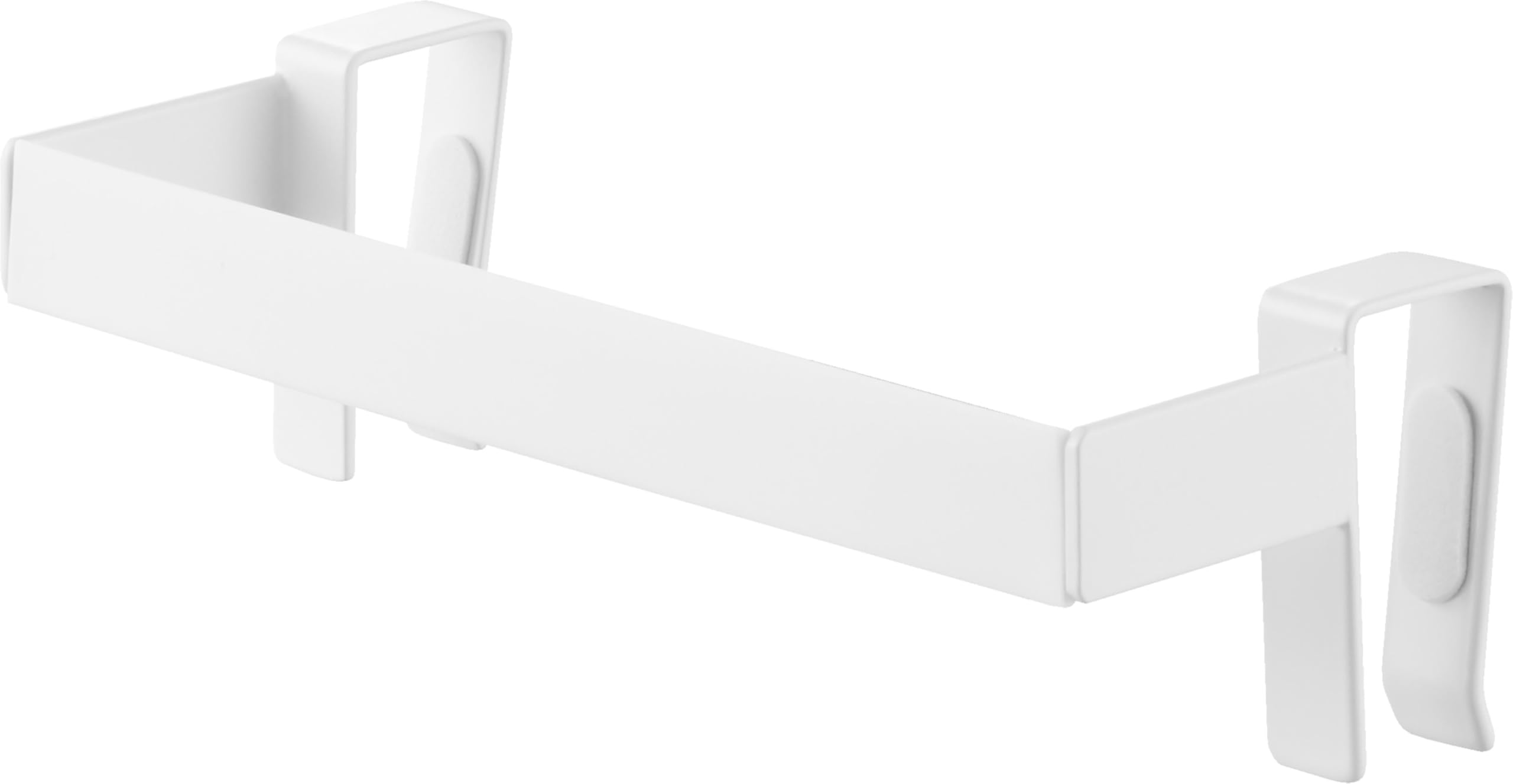 

Yamazaki Kitchen Towel Hanger W19 x x Towel Prevents Towels from Falling Towel Towel 1349 Anti-Slip Bar, White, D6.5 H5.6cm, Plate, Off, Rack, Hanger, белый