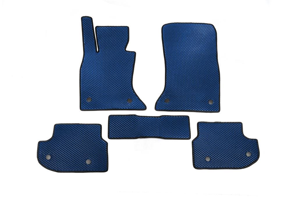 Rugs 2013-2016 (EVA Blue) for BMW 5 Series F-10/11/07