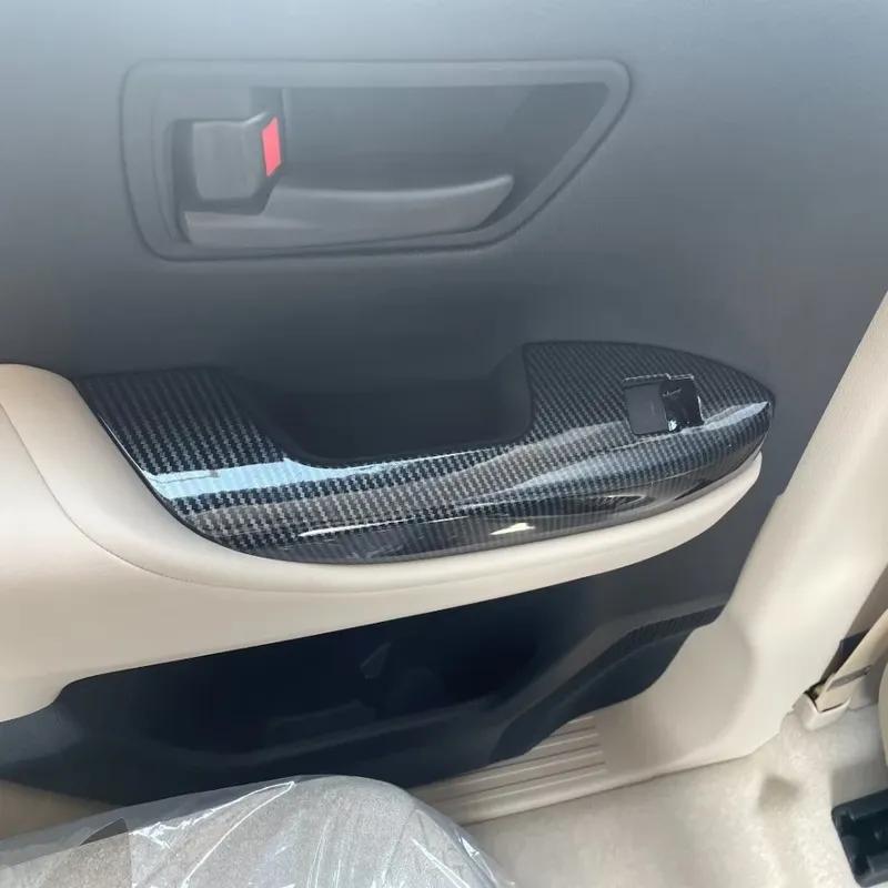 For Toyota Land Cruiser 300 LC300   2024 inner door armrest window lift switch panle cover glass control cover sticker