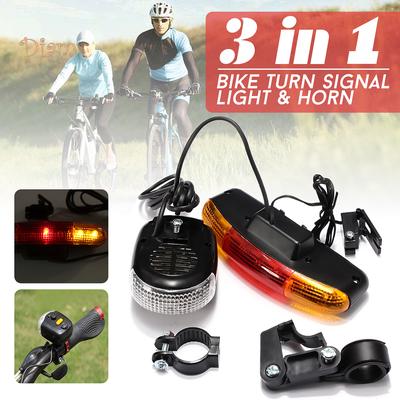 Bicycle Taillight//Night Cycling Turn Signal Brake Tail Lamp Electronic LED Lamp
