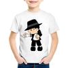 Gorąca Wyprzedaż Dziecięca Kreskówka Michael Jackson Zabawna Koszulka Dzieci Rock N Roll Lato Bawełniane Góry Chłopcy/Dziewczynki Ubrania Codzienne
