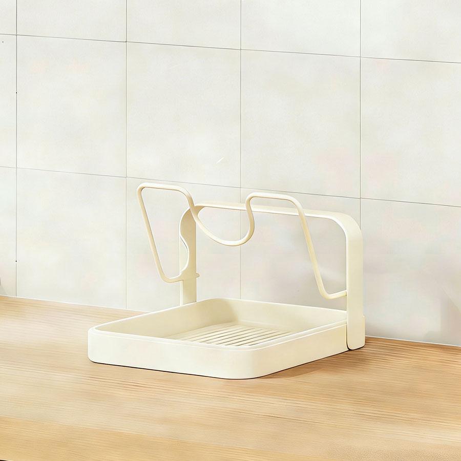 

Single layer/double-layer multifunctional kitchen pot cover rack, countertop, multi-layer cutting board, vegetable board білий