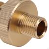 Metallschlauchverbinder, schnell verbinden Fittings Adapter-Set, 1/4 Zoll Massivmessing-Verbinder