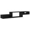Wall Mounted TV Cabinet Wall Mount Black Oak