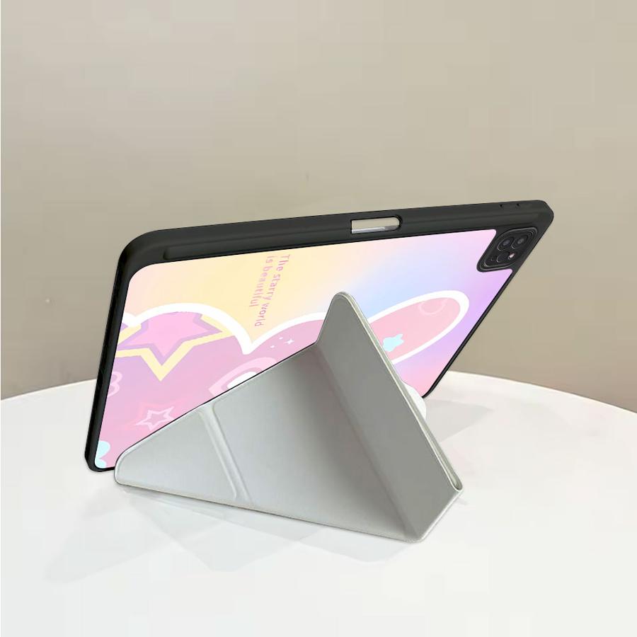 Pink Little Rabbit Holder Cover Tablet Case For iPad Pro 2025 Air 4 5 M3 M2 1 2 M4 11inch Mini 6 7 Pro 11th 10th 9th 8th 7th