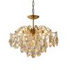 Romantic Crystal Chandelier French American Retro Bedroom Dining Room Living Room Cloakroom Light Luxury Lamps Pendant Lights