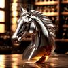 Horse Head Whiskey Decanter Glass Whiskey Wine Bottle Creative Liquor Container Unique Gift for Liquor