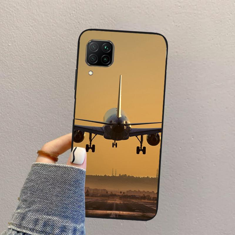 

Airplane Plane Aircraft For Huawei Nova Y73 Y72 Y61 Y91 Y70 Y60 Y90 12s 12i 11i 8i 9 10 SE P30 P40 Lite P60 Pro Case Huawei Nova 7i