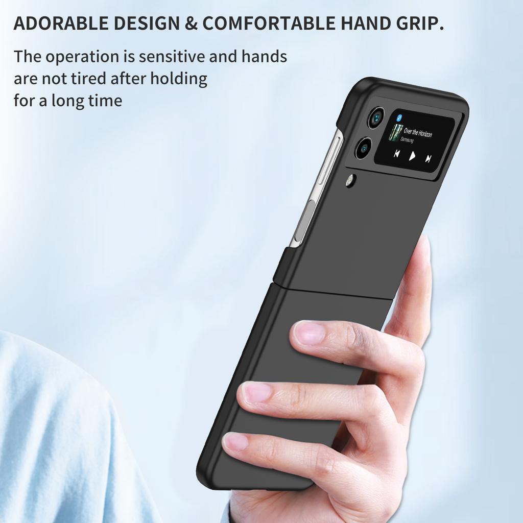 Thin PC Folding Case for Samsung Galaxy Z Flip 7 4 3 Flip7 FE Flip4 Flip3 5G Flip5 Flip6 Flip2 Flip 2 5 6 Mobile Phone Cover