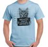 26 Cat T-Shirt Bad Kitty Mens Funny Mugshot Pussy Kitten Pet Animal Feline Jail Top Unisex T-Shirt