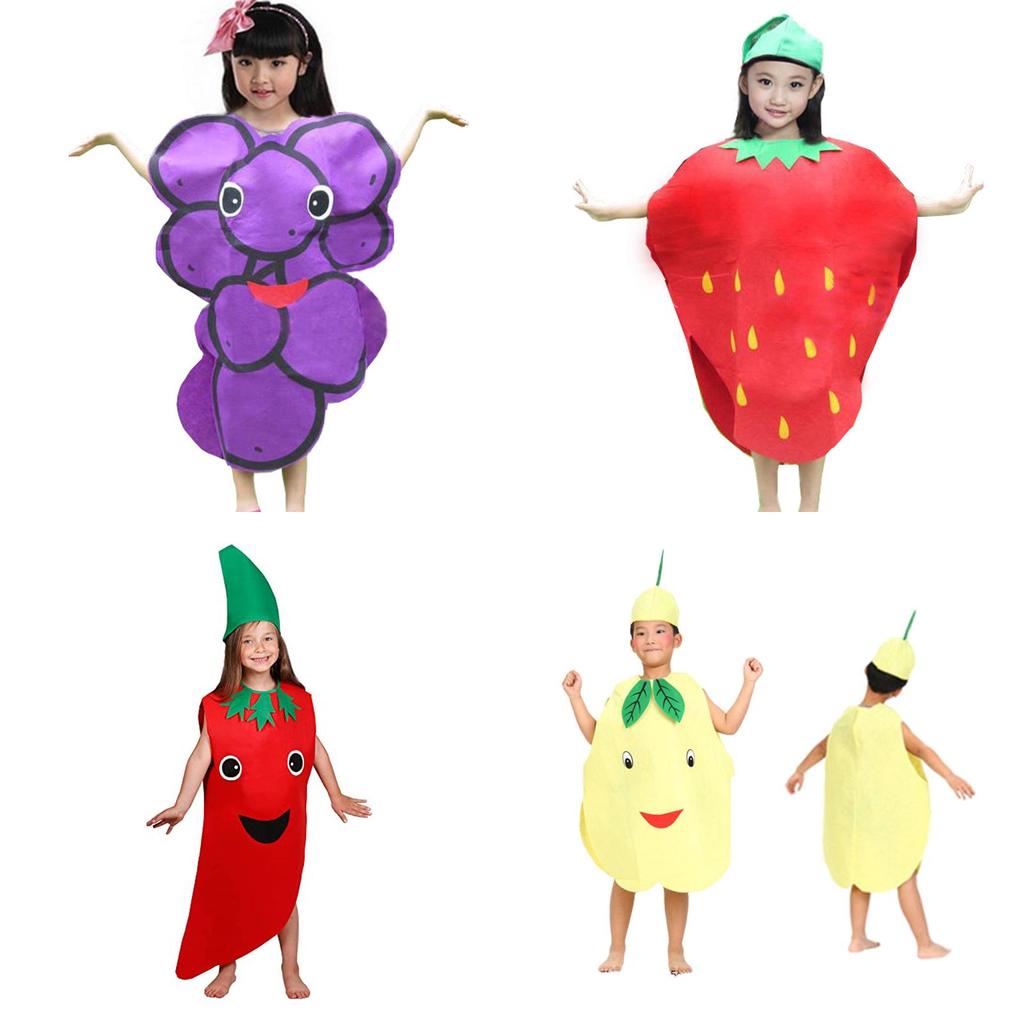 Six One Kids Fruit/vegetable/flower/fruit Performance Outfit
