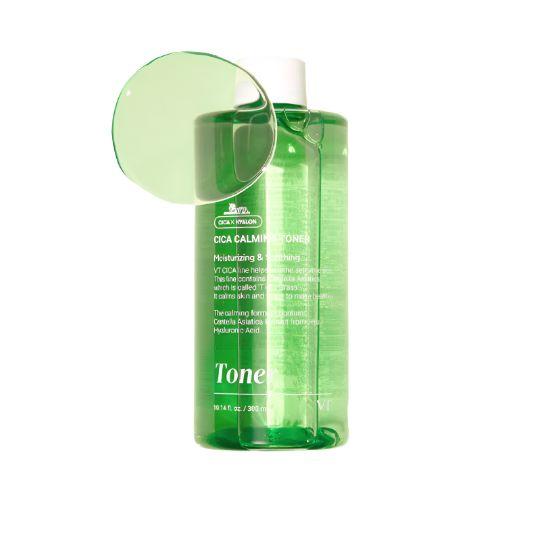 VT Cosmetics Cica Calming Toner Hydrating Soothing Skin Barrier Care 300ml
