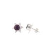 Amethyst Gemstone 925 Sterling Silver Women Jewelry Handmade Stud Earrings 0.44" EE-175-10