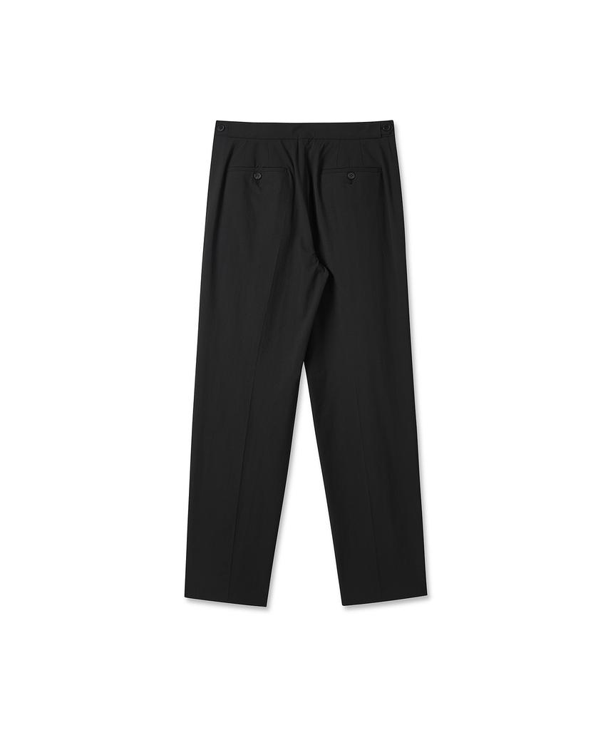 IOLO Neo One-Pleat Regular Pants_Black