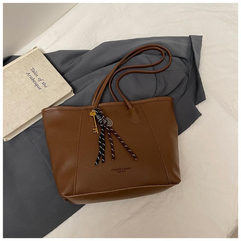 Premium Textur Retro Pendler Damen Tasche neu atmosphärisch schlicht und vielseitig Schulter Achseltasche Tragetasche